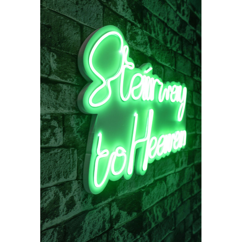 Flexible Neon LED Lighting Strips, Waterproof IP67, Green, 12V DC, 12.2 x 20.1 x 0.8 inches | Built-in Wall Hanging System | 8W-10W per Metre | Perfect for Home Decor, Parties & Events