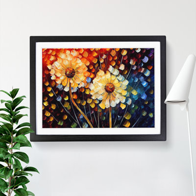 Dandelion Flowers - Framed Print