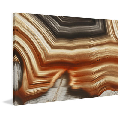 « brown waves », reproduction d’art sur toile tendue