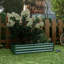 Lit de jardin surélevé en métal, pot de fleurs surélevé rectangulaire 4 × 2 × 1 pi pour plantes à fleurs, herbe à légumes-2131352459