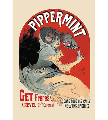 « pippermint » par jules cheret rétro