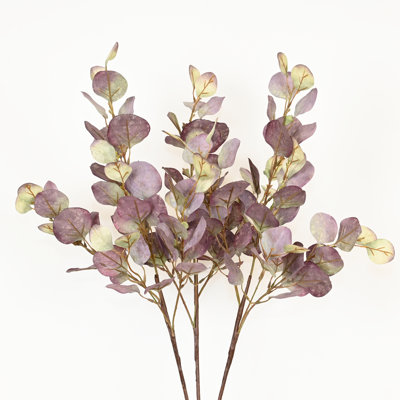 Branche d'eucalyptus artificiel de 36 po pour bougie de vase, long feuillage d'automne de style champêtre pour décoration de fête