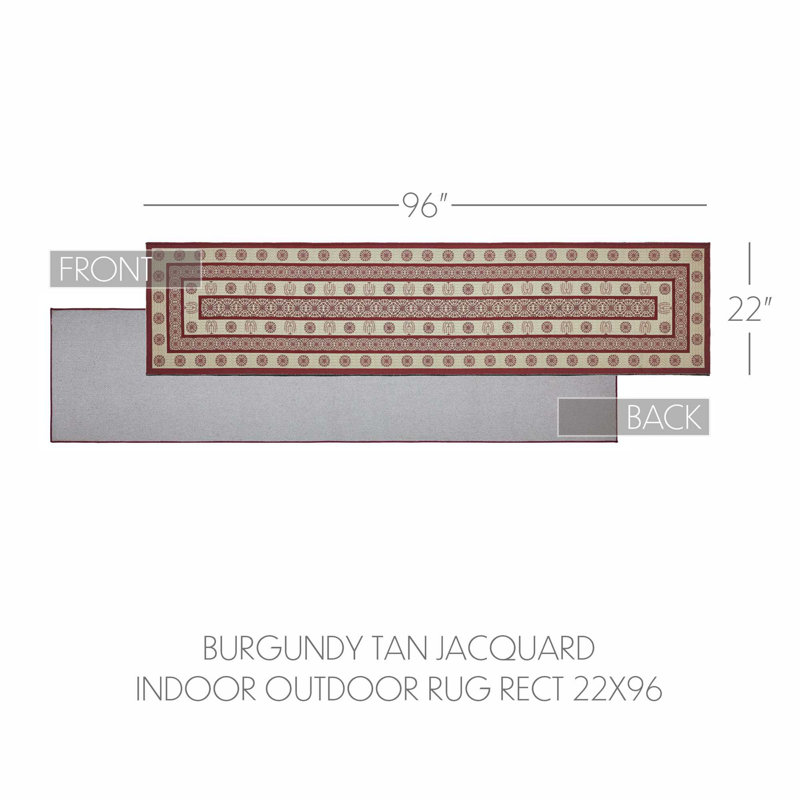 Tapis intérieur / extérieur Custom House avec envers antidérapant, Tapis de couloir 1 pi 10 po x 8 pi