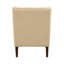 Fauteuil à oreilles classique rembourré beige-855752161
