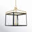 4 - Light Dimmable Lantern Geometric Chandelier-65237600-65237603