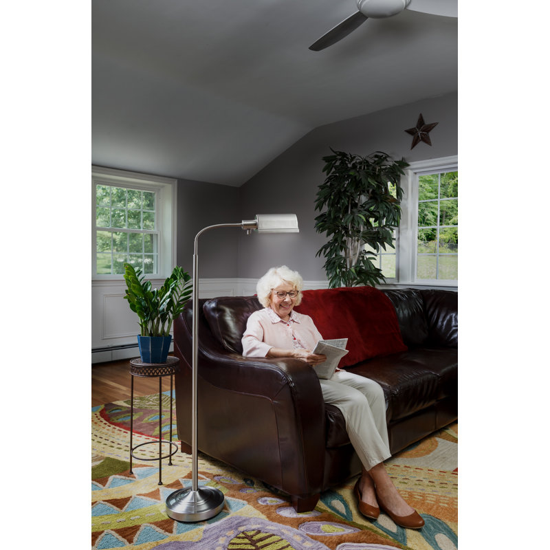 Lampe de travail sur pied 61 po Solem, Argent