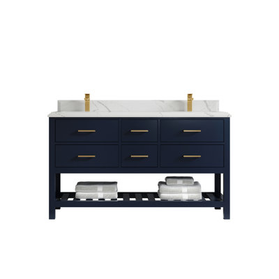 Ensemble de meuble-lavabo double 60 po Parker