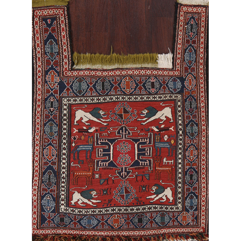 Tapis persan tissé à la main 3 x 4 Kilim Qashqai