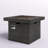 Rosia Square Concrete Propane Smokeless Fire Pit Table with Hidden Fuel Tank-33427781