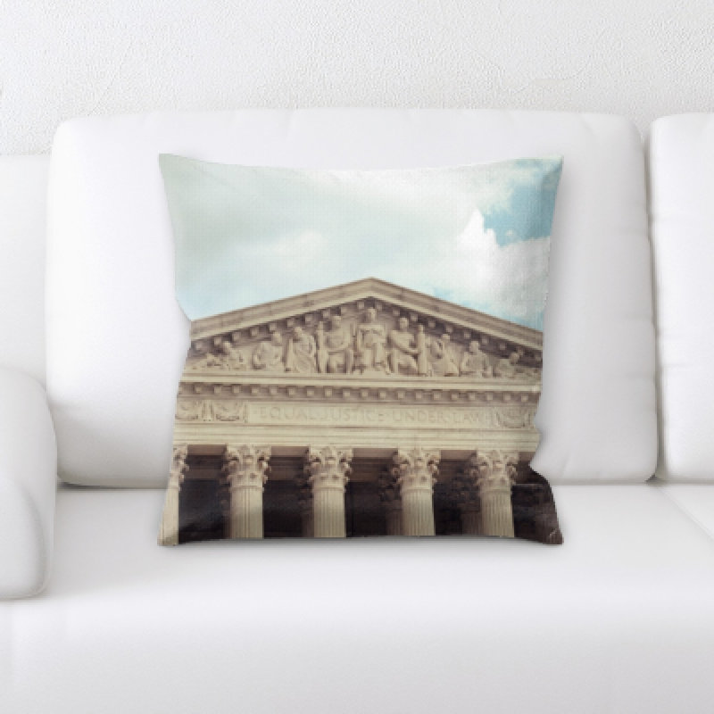 Microsuede Throw Pillow