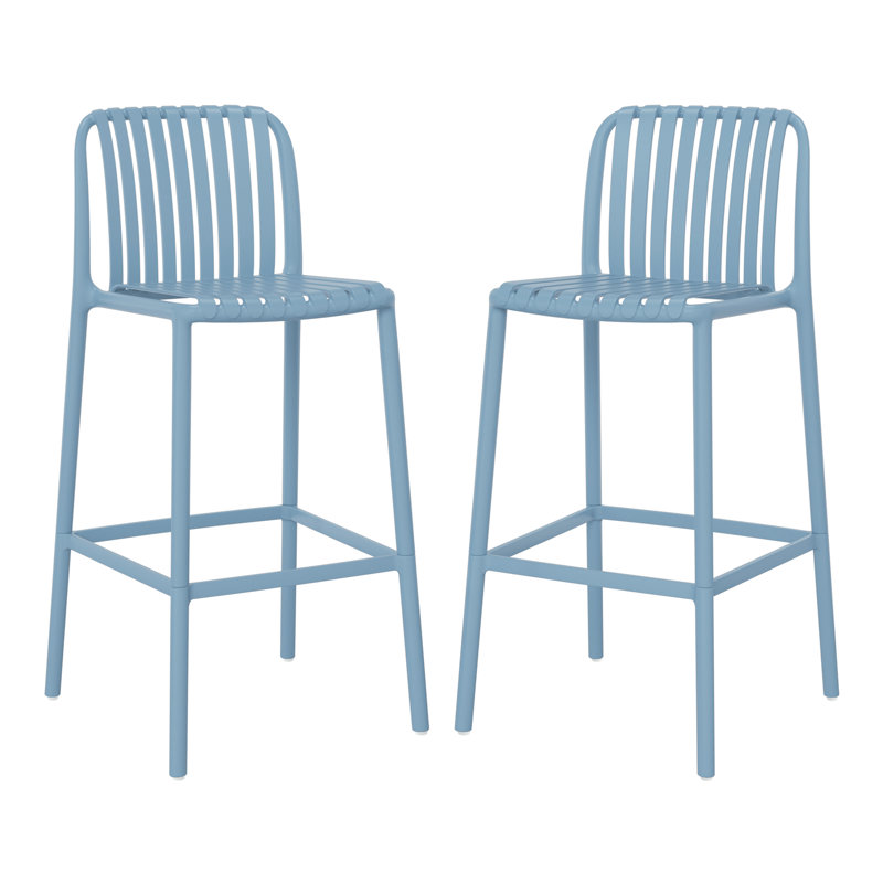 Tabouret de bar 29,5 po, French Blue