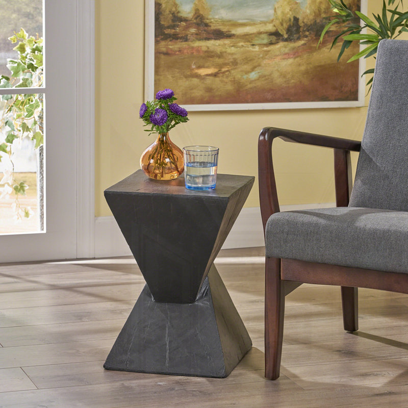 Modern Side Table, Black