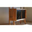 Italian style retro semi open bookcase