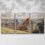 Dieppe, 1882, peinture sur toile 3 pièces-2089485042-2089484940