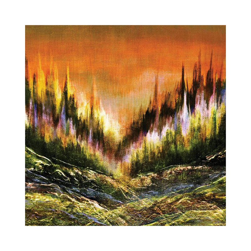 Woodland Secrets Multi I, Bold Forest Trees Landscape by Julia Di Sano - Wrapped Canvas Print, 30.48 cm H x 30.48 cm W