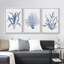 Feuille de plante bleue 3 pièces-91874805-91874808