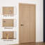 Panneau de porte 30 po x 30 po à 1 panneau en stratifié pré-fini en chêne stratifié-295913587-286163058
