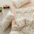 Nayoroom 3 Pieces Botanical Floral Beige Pink Flower Floral Comforter Set Vintage Style Soft Cotton Garden Floral Aesthetic Bedding Set-111329404