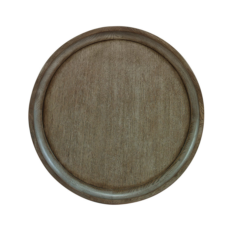 Casa Bella Solid Wood End Table, Gray