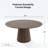 Solid Wood Dining Table Round Pedestal Kitchen Table-1255410948-1255410949