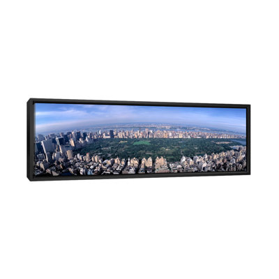Panoramic Aerial Central Park New York Photographic Print on Canvas