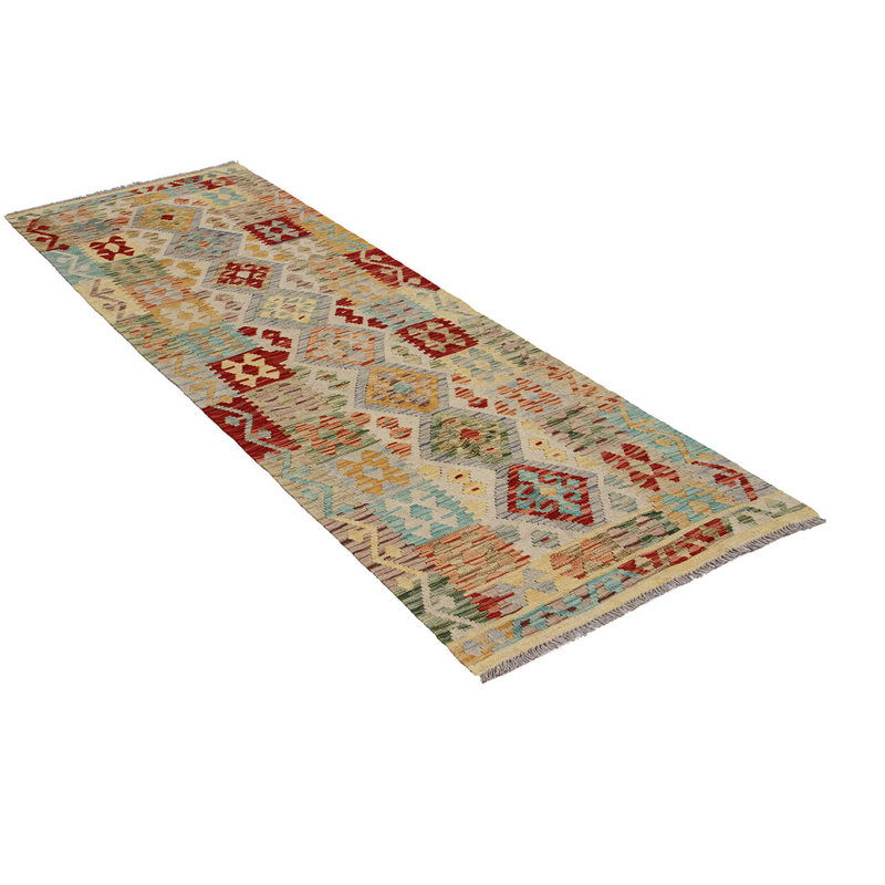 Shuler Ikat Hand Woven Area Rug, Runner 80 x 300cm