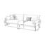 Canapé moderne en cuir véritable LightGray-109949678-109949673