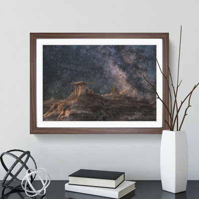 Badlands in South Dakota - Picture Frame Painting