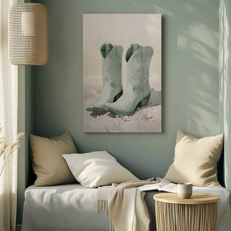 «Cowboy Essentials In Green I», H 36 po x l 24 po