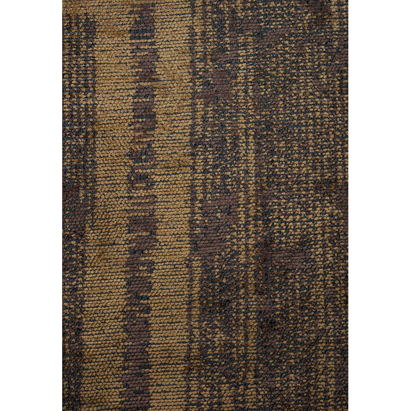 Rapture Abstract Area Rug in Brown, Rectangle 6'7" x 8'3"