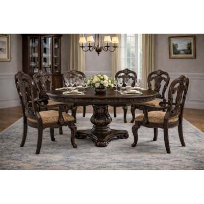 Ceja 7-Piece 60"- 76" Extendable Dining Table & Chair Set 