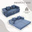 Canapé modulaire pliable-468612871