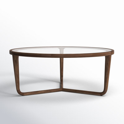 37" Glass Coffee Table