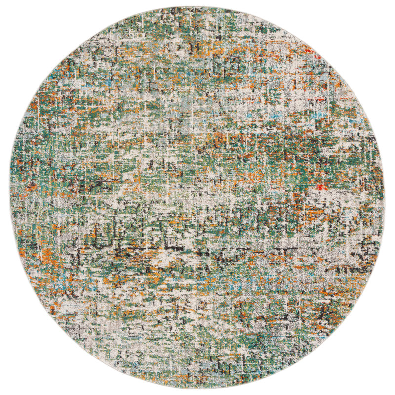 Madison Abstract Area Rug, Round 152 cm