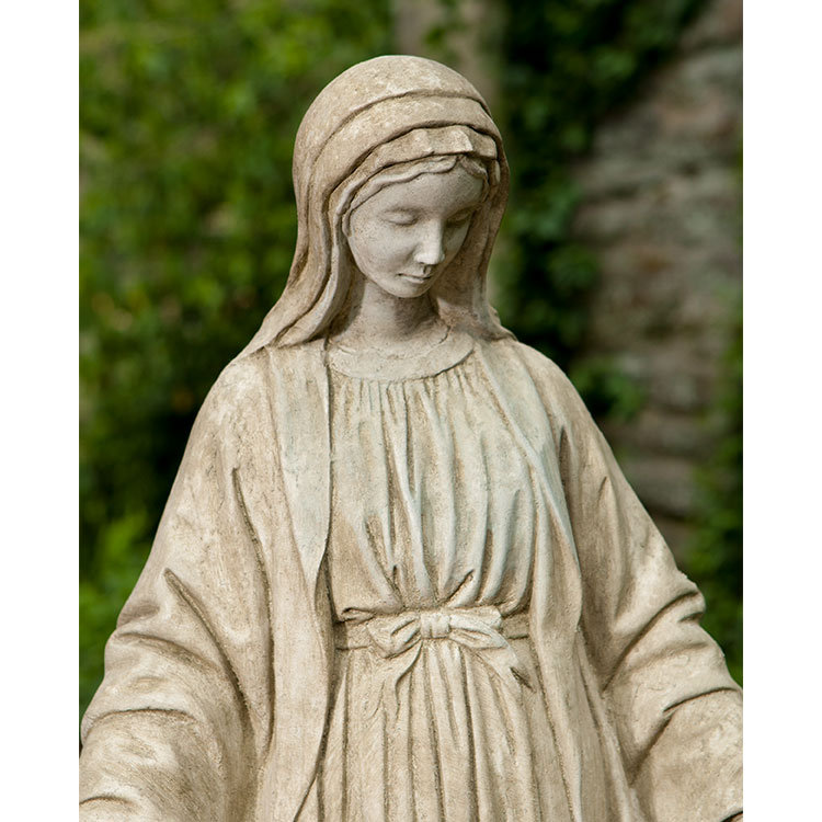 Classic Madonna Fairy Garden, Ferro Rustico Nuovo