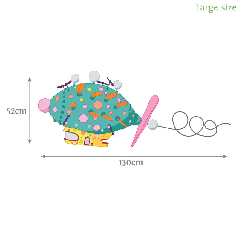 Wall Decal, 52cm H x 130cm W