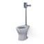Robinet de chasse d'eau de toilette à haut rendement sans contact 1,0 GPF TOTO® ECOPower® pour ensemble anti-retour avec brise-vide de 12 pouces, chrome poli