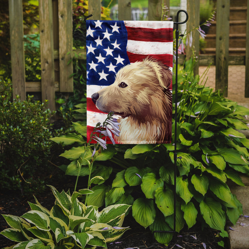 Polyester à 2 côtés 15 x 11 po drapeau de jardin, Chien de berger de l'Himalaya