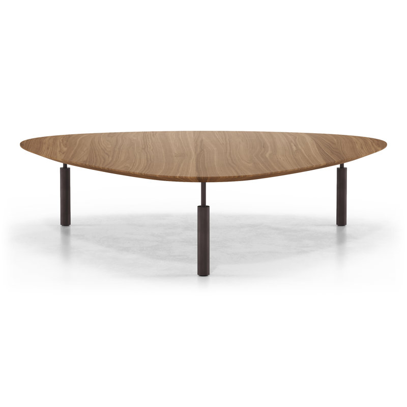 Finsbury Single Coffee Table, 13" H x 51" W x 51" D, Walnut