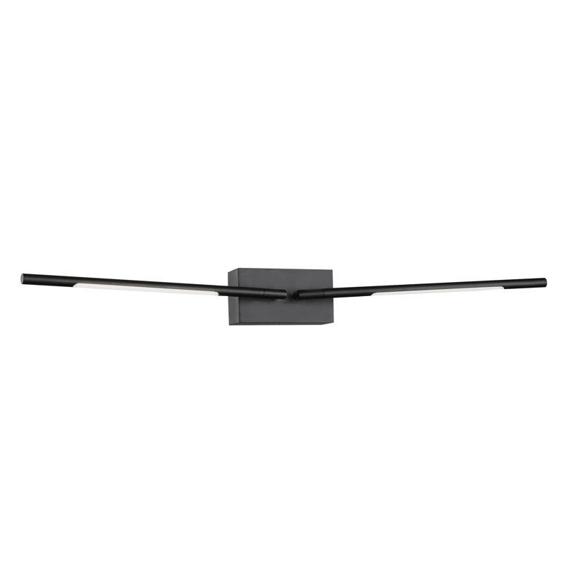 LED Armed Sconce, Black