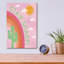  «Stay Sharp» par Club Daydream, art mural en verre acrylique, 12 po x 16 po