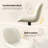 Hruby Swivel Upholstered Adjustable Height Counter Stool with Metal Frame-263556716