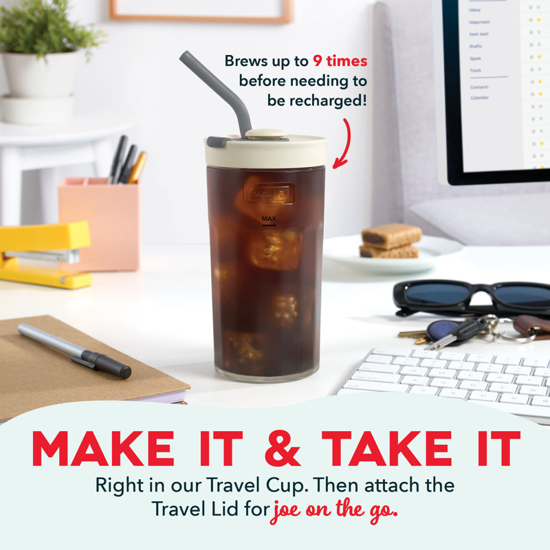 Brew2Go Portable Cold Brew System, Cream