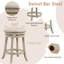 Tabourets de bar pivotants 26,5 po August Grove®-919223551
