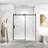 56"-60"W X 70"H Frameless Shower Door, Sliding Shower Door, With Premium 5/16"(8Mm) Thick Tempered Glass Shower Enclosure,Double Side Easy Clean Coat, Finished With Buffer-118169722