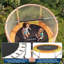 Trampoline 60 po pour enfants, capacité de 400 lb, mini trampoline pour tout-petits approuvé par l'ASTM avec filet de sécurité et barre de gymnastique réglable-127737075