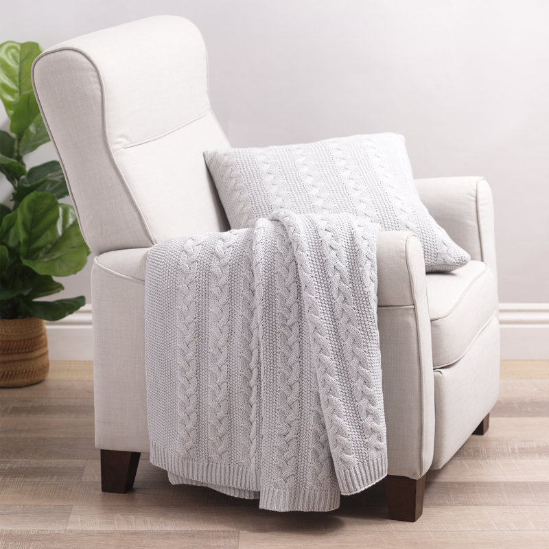  Jeté de câble Allied Home, Gris clair