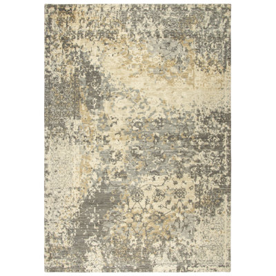 Tapis beige en laine Thora