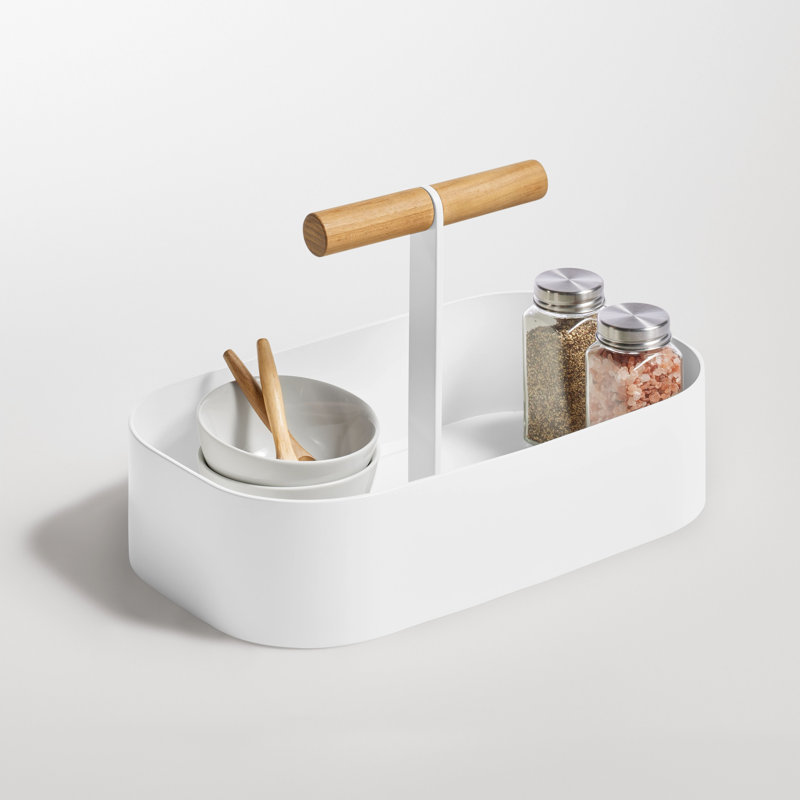 Pluck Large Caddy, White