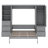 Queen Size Murphy Bed With Drawers And Shelves-109654728